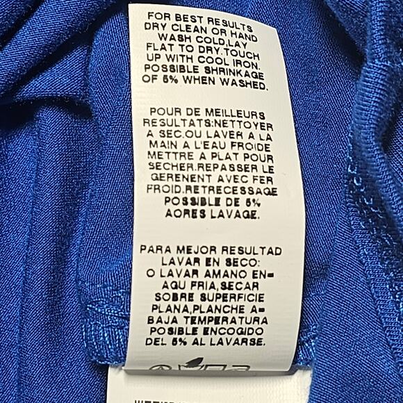 Karen Kane Mesa Blues Tie Front Dolman Top NWT Size XL - Picture 8 of 9